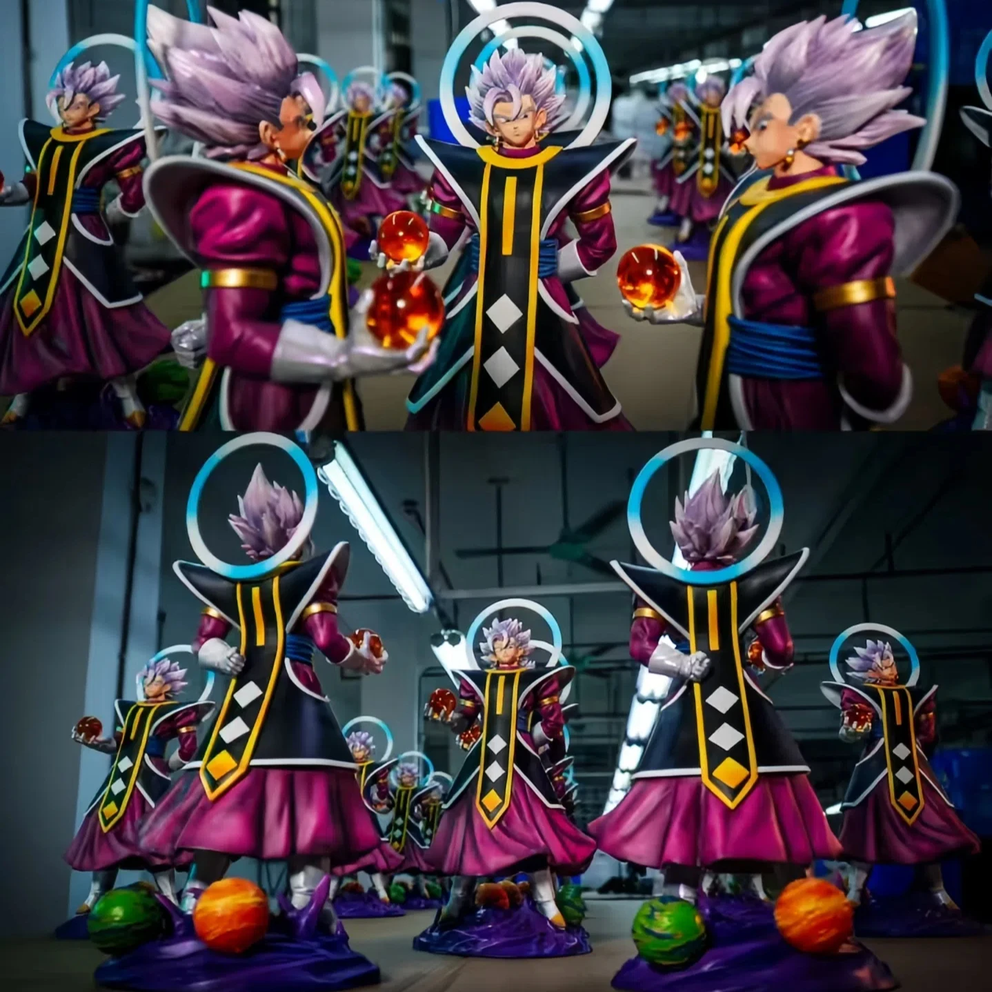 37 cm JT usine Statue Anime Dragon Ball végétto Cos Grand prêtre Daishinkan figurines modèle poupée Collection cadeau jouet à la mode