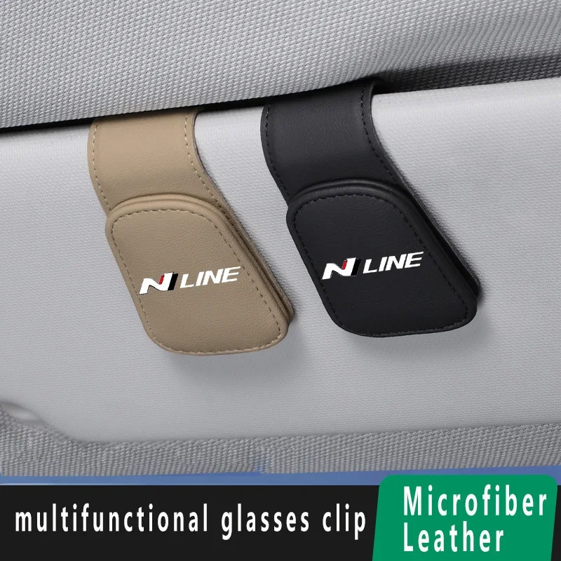 Car Eyeglass Holder Glasses Storage Clip for Hyundai I30 Sonata Elantra Veloster Kona Tucson N Line Auto Sunglasses Accessories