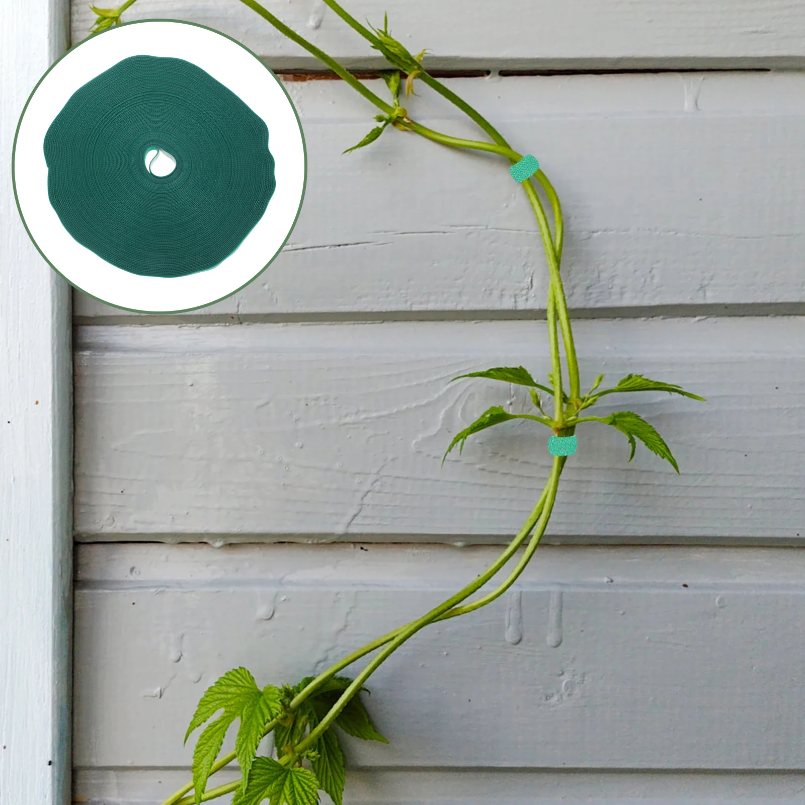 

Plant Support Tape Garden Ties for Plants Polyester Thick Non Slip Grip Reusable Fixing Plant Tape Gardening Accessories