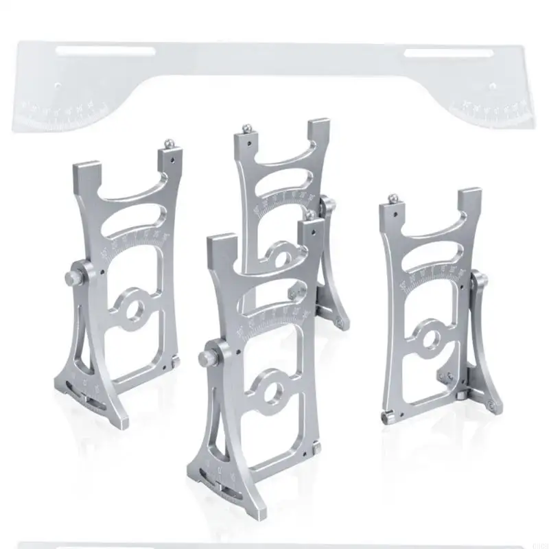 090B Remote Control Race Car Alignment Set for 1/7 1/8 Remote Models Aluminum Camber and Toe Setup Tool Achieve Perfection