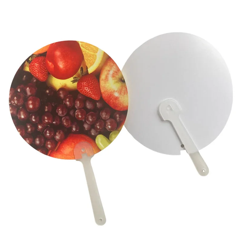 sublimation blank PET plastics fan items heat transfer printing materials 30pcs/lot