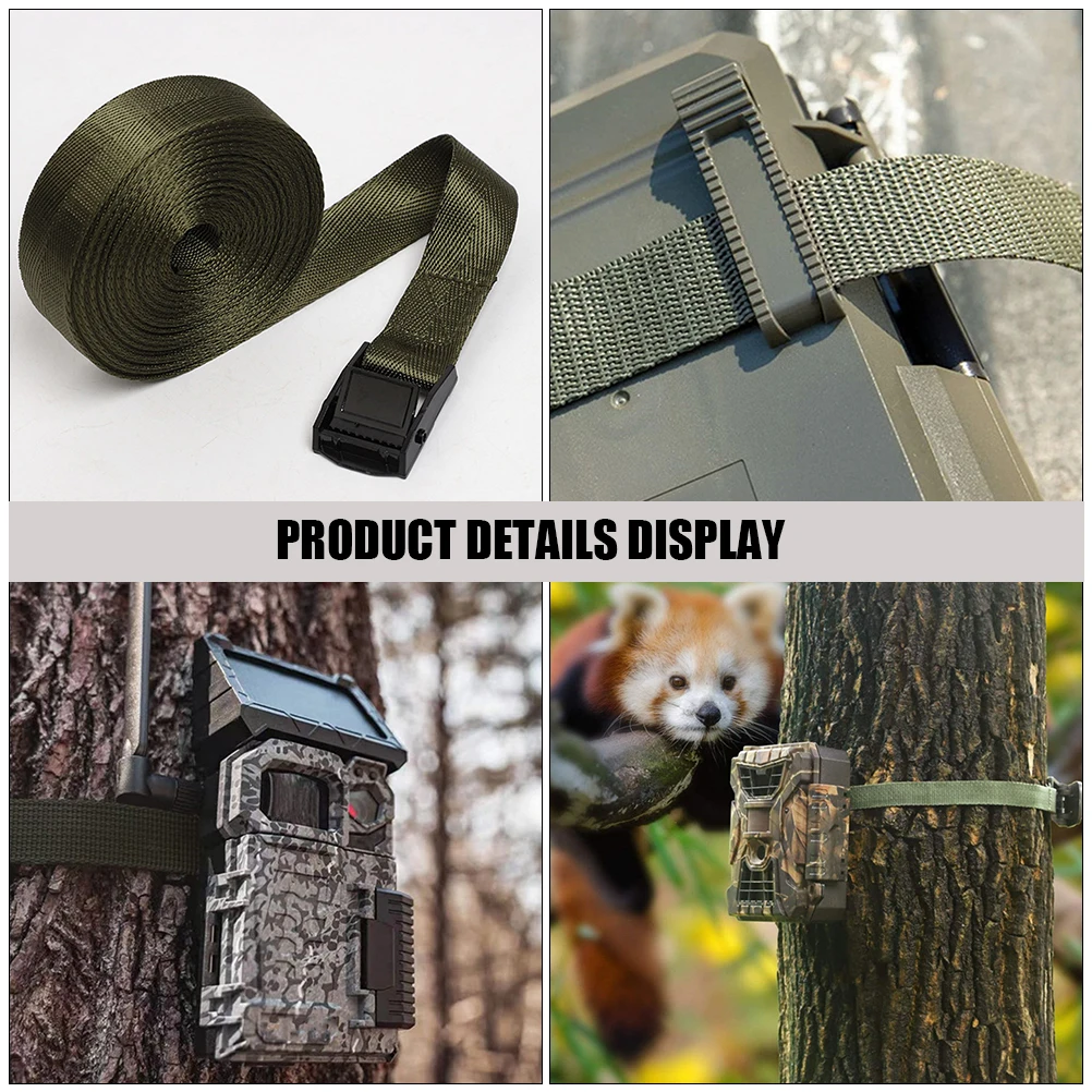 

2 Rolls 2 Meters Camera Fixing Belts Outdoor Securing Strap Camping Supplies Camera Bundling Belt Durable For Hiking Picnic