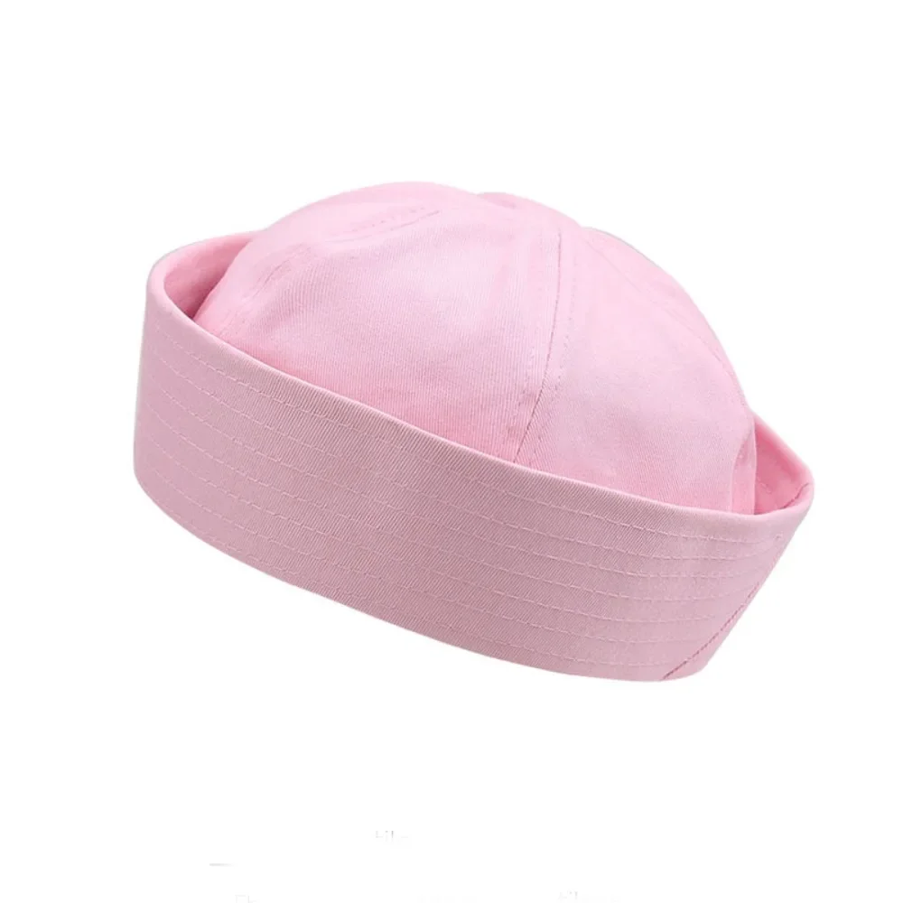 Fashion Stripe Cosplay Sailor Hat Comfortable Lightweight Stage Performance Hat Thin Breathable Beret Unisex