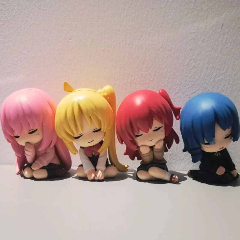 Tomy Bocchi The Rock Shoulder-To-Shoulder Gashapon‌ Hitori Gotoh Nijika Ijichi Ryo Yamada Ikuyo Kita Desktop Display Figure Gift