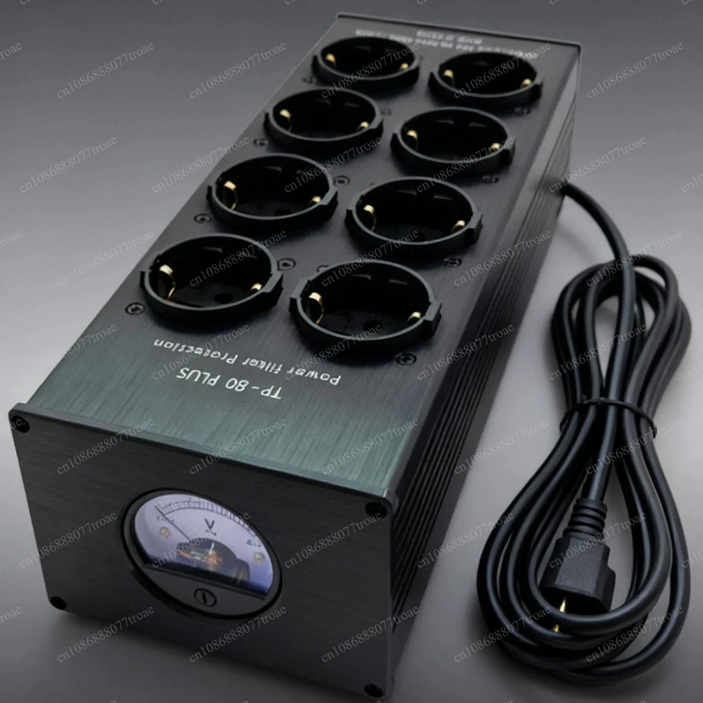 TP80 PLUS HiFi Audio Noise AC Power Filter Conditioner Power Purifier Surge Protection with EU Outlets Power Strip