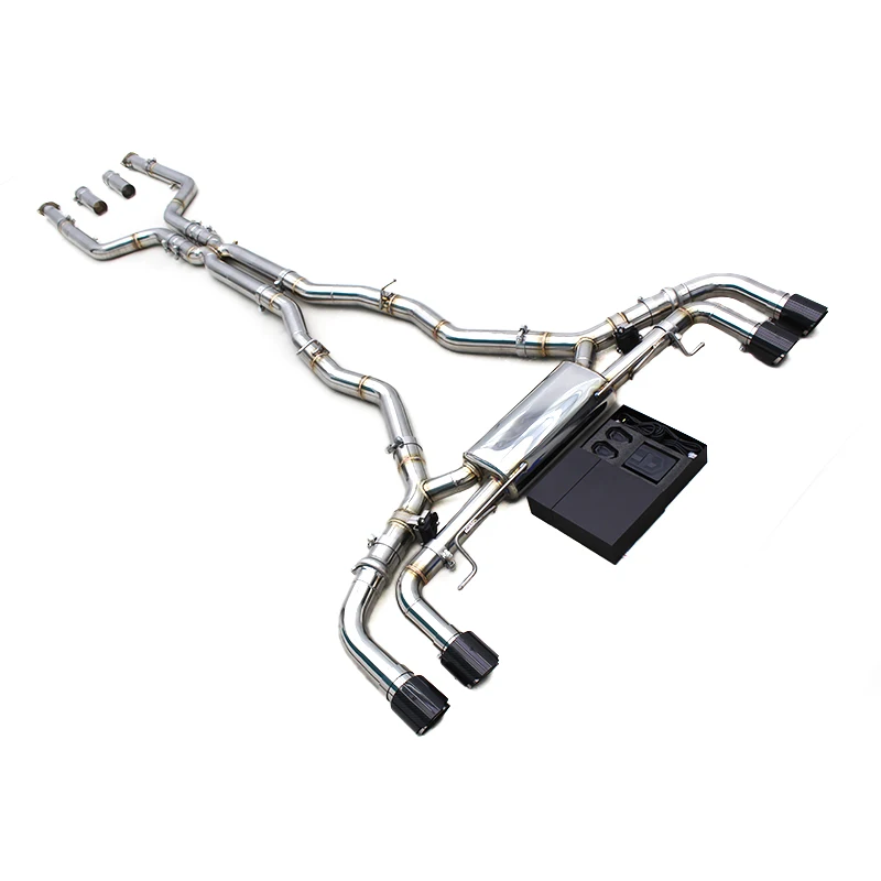 

Custom Active X-pipe Sound Catback For BMW X5M/X6M F95/F96/LCI 4.4TT 2020-2024 Stainless Steel Muffler Exhaust Pipe System