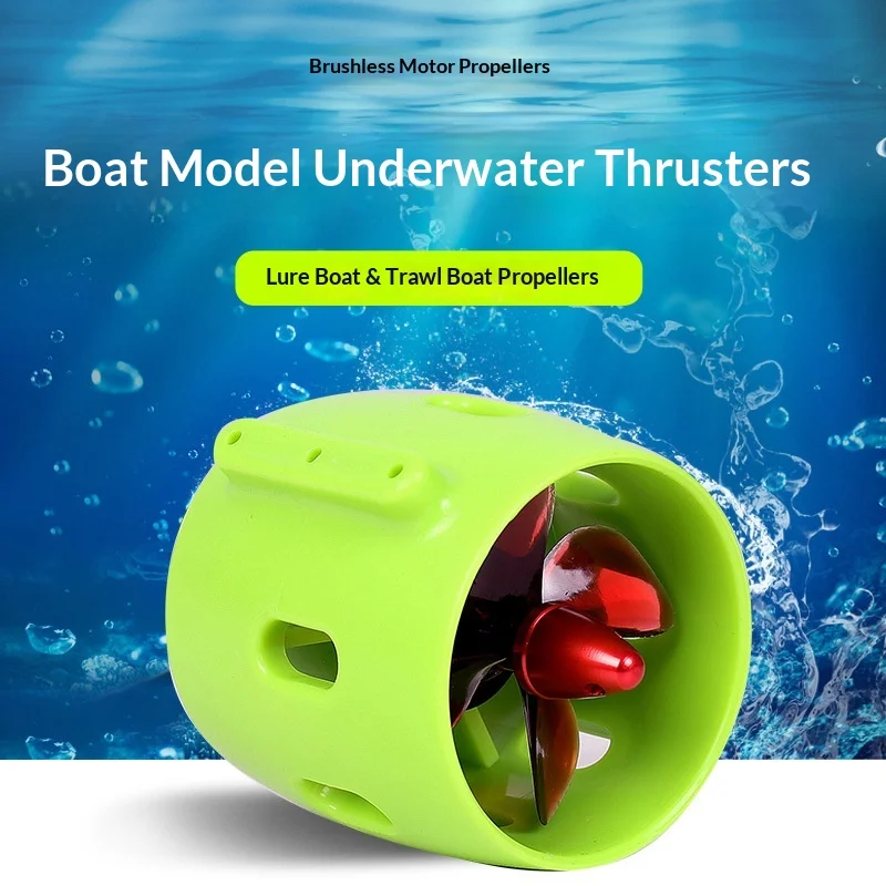 Generic Underwater Thruster Waterproof Brushless Motor 12 24V 300W Propeller For ROV RC Boat Net Pulling Vessel