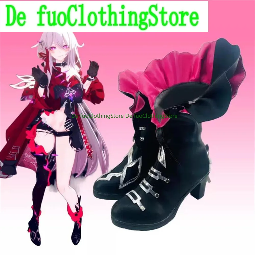 

Thelema Nutriscu Honkai Impact Honkai: Star Rail Обувь для косплея Сапоги Игра Аниме Вечеринка Хэллоуин Рождество DefuClothing Обувь