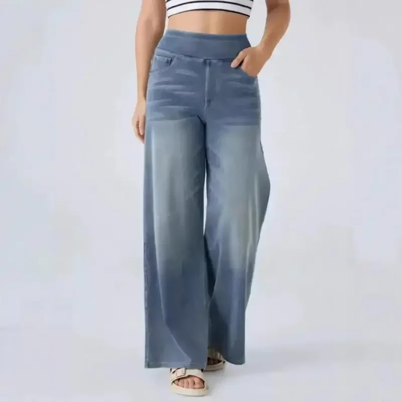 

Baggy Pants High Waist Denim Trousers New Women's Jeans Slimming European and American Style Casual Versatile Women's Clothing