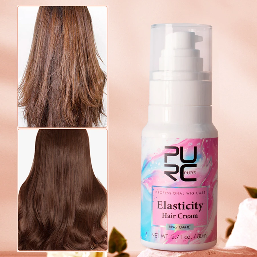 

Elasticity Hair Cream for Wig Deep Wave Moisturizing Straightening Regain Curly Hair Long Lasting Styling Hair Care Products
