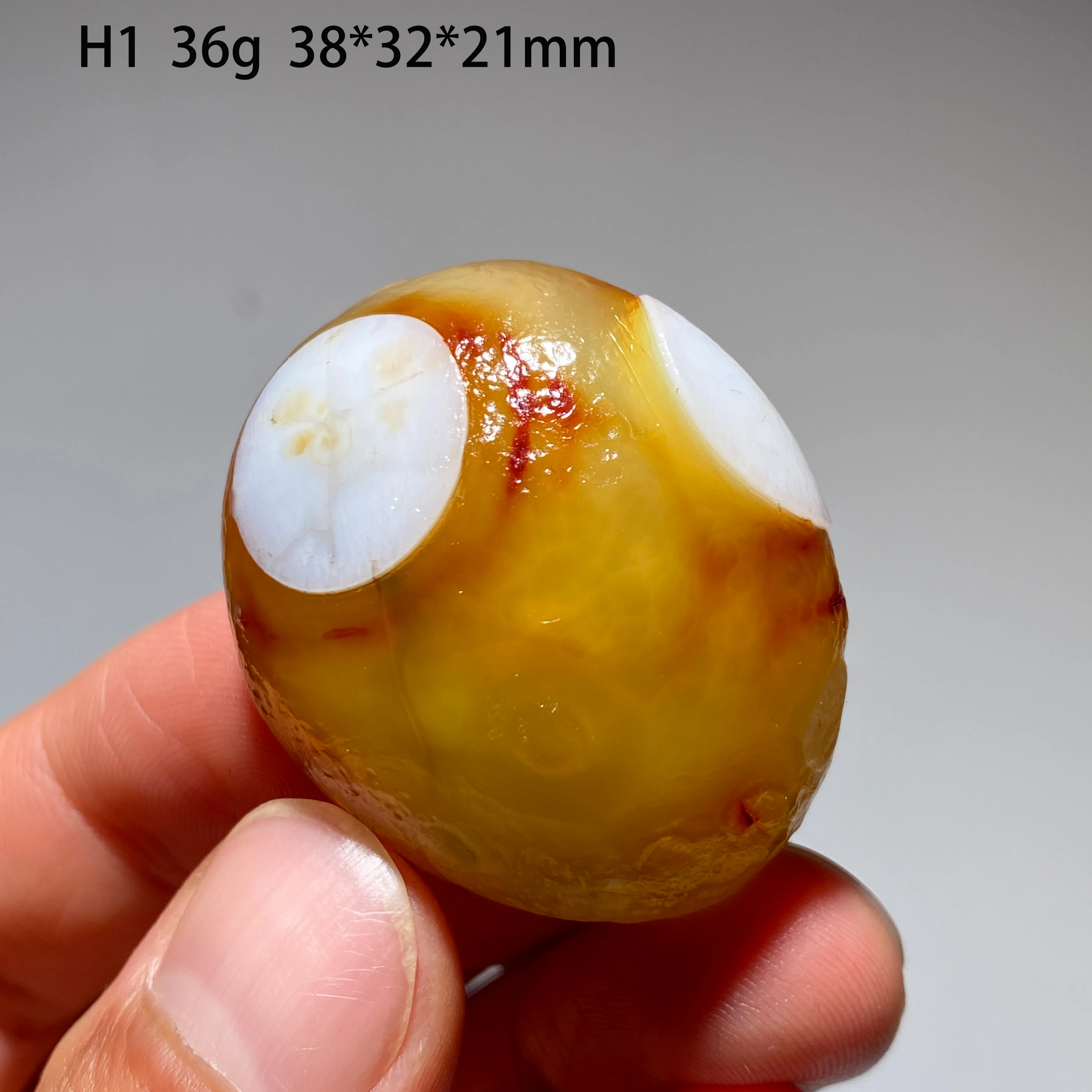 Natural Eye Gobi Sardonyx Agate Crystal Stone Ornament Energy Healing Mineral Decor Gift For Home Room Decoration