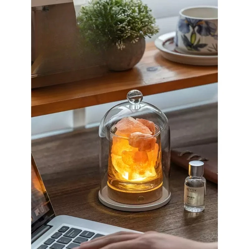 Aromatherapy Gift Box, Diffuser Stone, Fragrance Atmosphere in The Bedroom, Night Light Spar Ornament, Niche