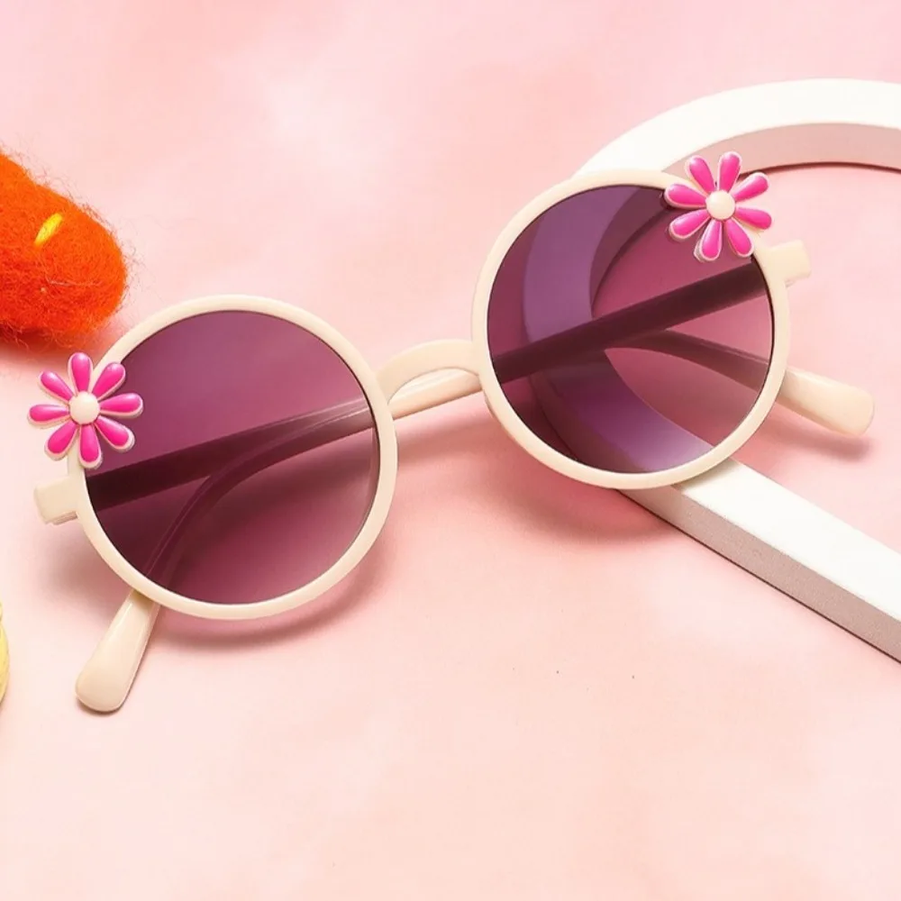 

Shades Flower Sunglasses Kid Sunglasses Anti Radiation Glass Blocking Sunglasses Sun Protection Eyewear Children Eyeglass Travel