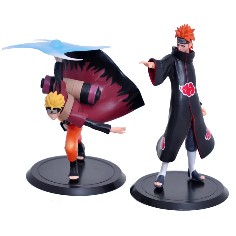 

Anime NARUTO Uzumaki Naruto Pain Uchiha Sasuke Hatake Kakashi PVC Action Figure Collectible Model Toy Decoration BOX 15CM