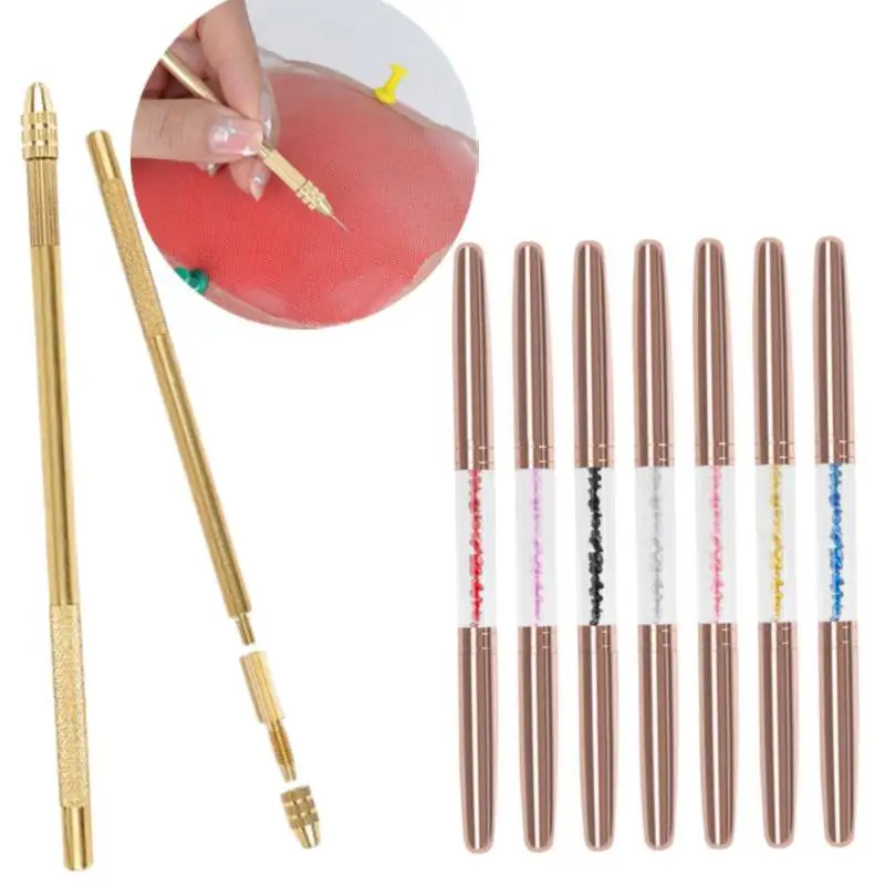 

Вентиляционные иглы для кружевного парика, набор вентиляционных игл, инструмент для вентиляционных игл, 4, иглы из нержавеющей стали разных размеров