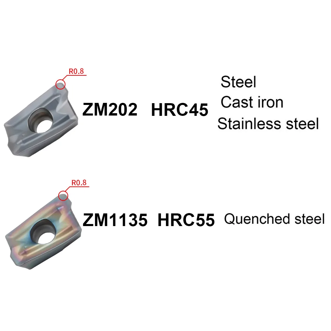 10PCS BDMT11T308ER-JT BDMT 11T308 ER JT Carbide Inserts Indexable Milling Inserts Tools CNC Machine Metal Lathe Tools