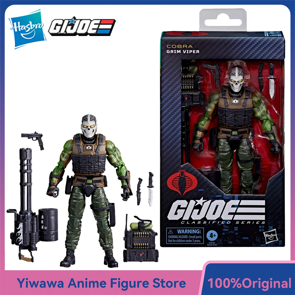 

НОВЫЙ Hasbro G.I. Серия Joe Classified # 176 Grim Viper 6-дюймовая аниме-фигурка солдата, модель орнамента, игрушки