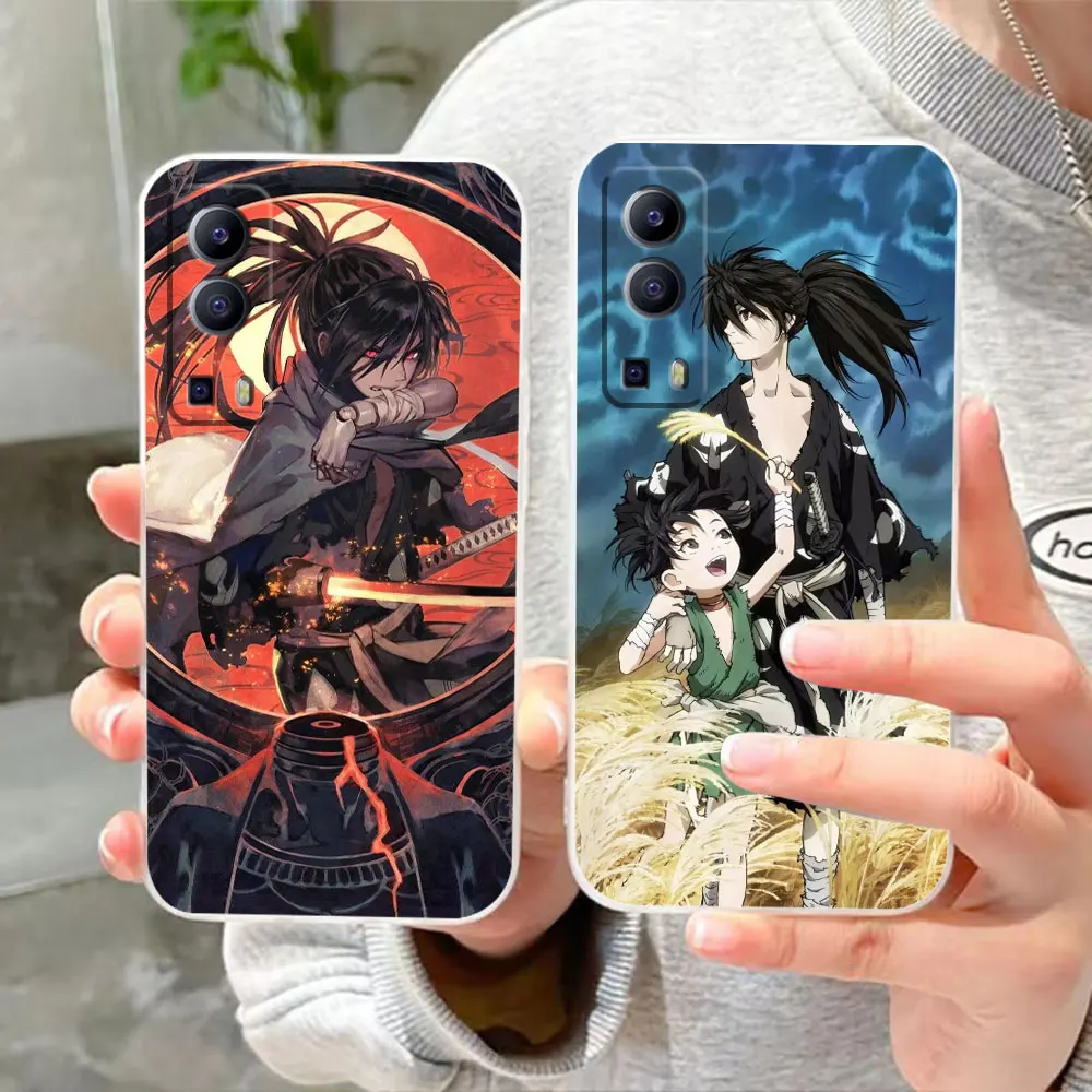 Clear Phone Case For VIVO Y30 Y32 Y33S Y50 Y51S Y52S Y53S Y55S Y66 Y77 Y93 Y95 Y97 V20 5G 4G Case Funda Japanese Anime Dororo