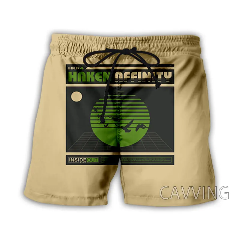 CAVVING 3D Print  Haken Band  Summer Beach Shorts Streetwear Quick Dry Casual Shorts Sweat Shorts for Women/men