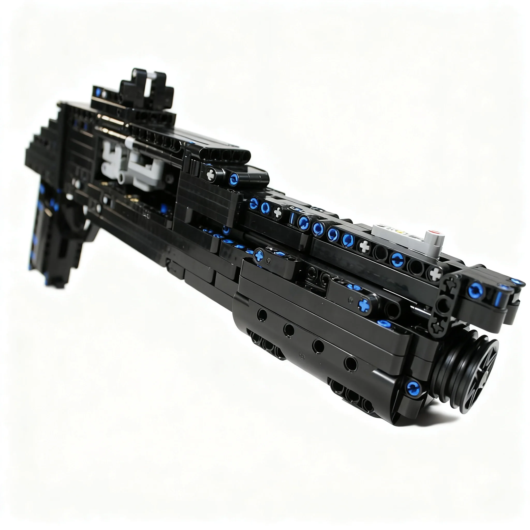 722pcs MOC Technical Super Shorty Shotgun Shell Ejecting Model Building Blocks Toys Architecture Christmas Gifts Brick Assemble