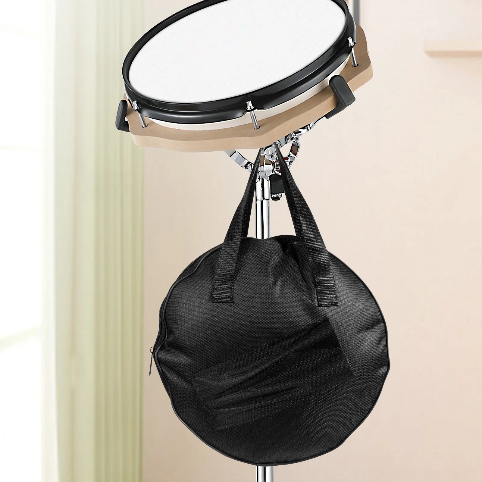 Dumb Drum Bag Oxford Cloth Portable Drum Practice Pad Case Thickened Storage Pouch For Percussion Instrument Carry