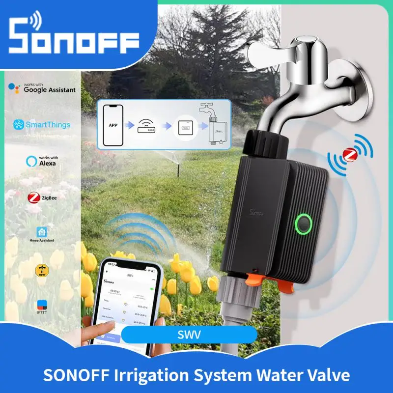 

SONOFF Ewelink SWV-NH Zigbee Smart Water Valve Alexa Automatic Irrigation with Controlled Time Google Assistant Smartthings