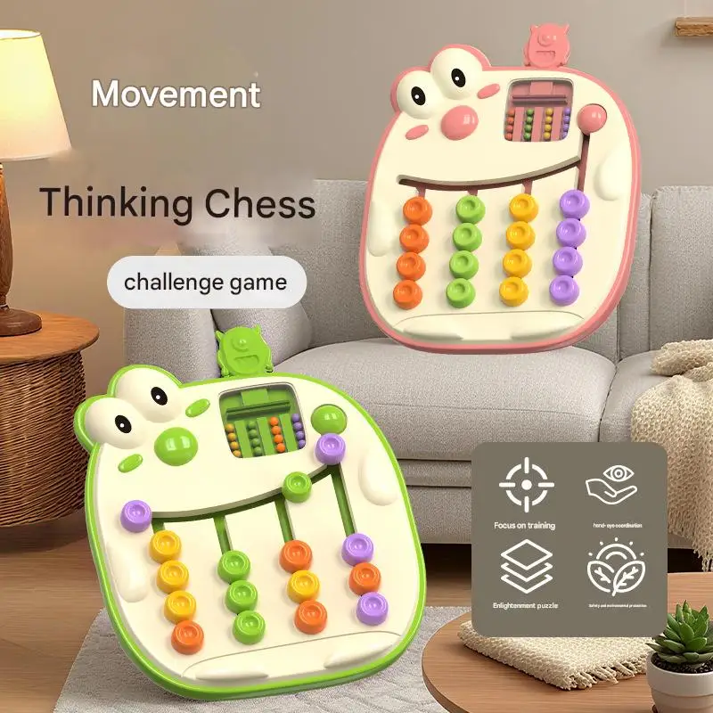 Crianças jogando jogos de tabuleiro brinquedos educativos montessori dos desenhos animados jogos, reconhecimento de cor pensamento lógico treinamento brinquedo presente