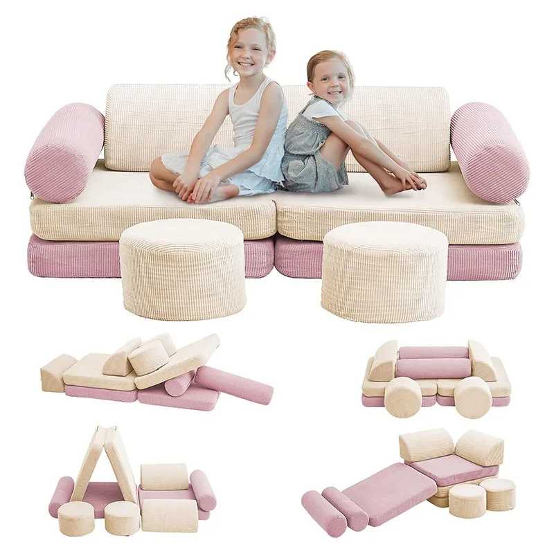 Children's play sofa Segmented floor sofa Children's puzzle large building block climbing combination mat