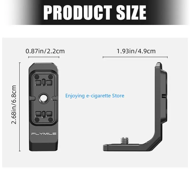 Quick Release L-Rahmenhalter für Action-Kamera mit 1/4-Zoll-Gewindebasis Daily Y4QF – Detail 6