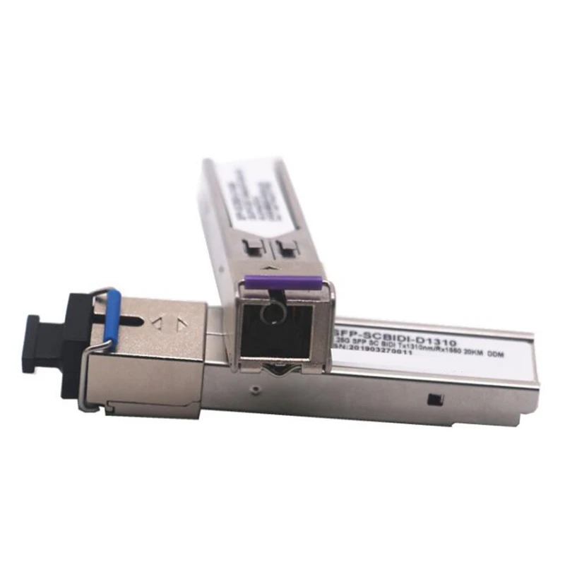 20KM Single Fiber SC GPON Module Switch Gigabit SFP Optical Module Compatible for with HP H3C Switch