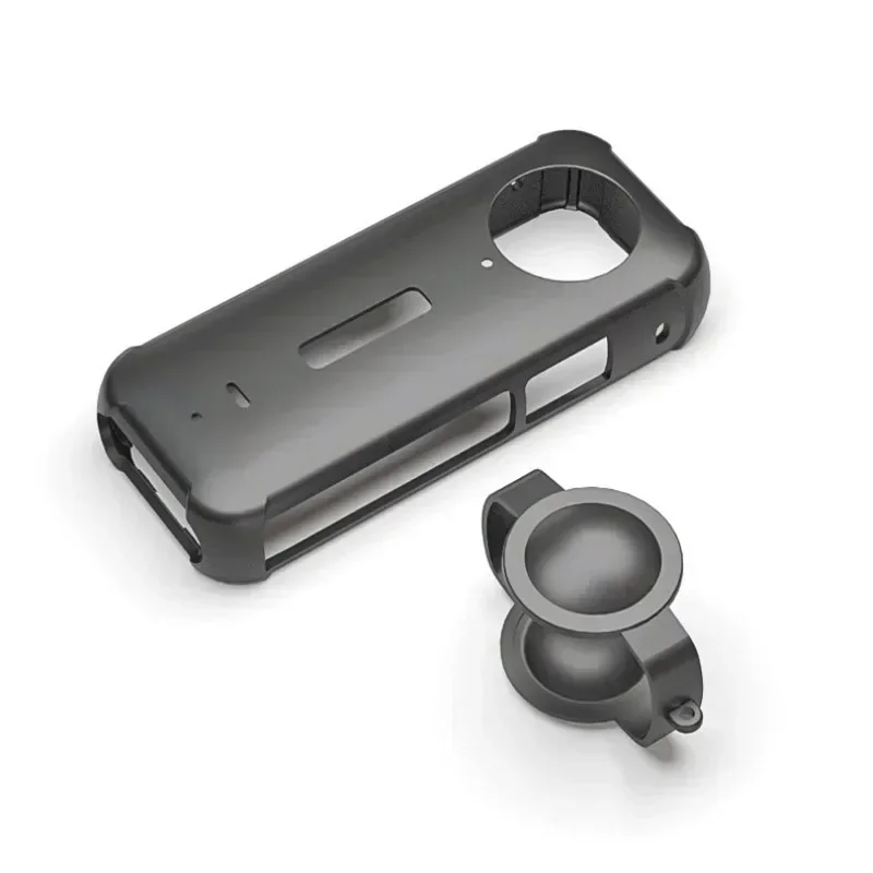 Lensdop Beschermend + Body Cover voor Insta360 X3 Siliconen Case lenzen protector voor Insta 360X3 Anti-kras Accessoire