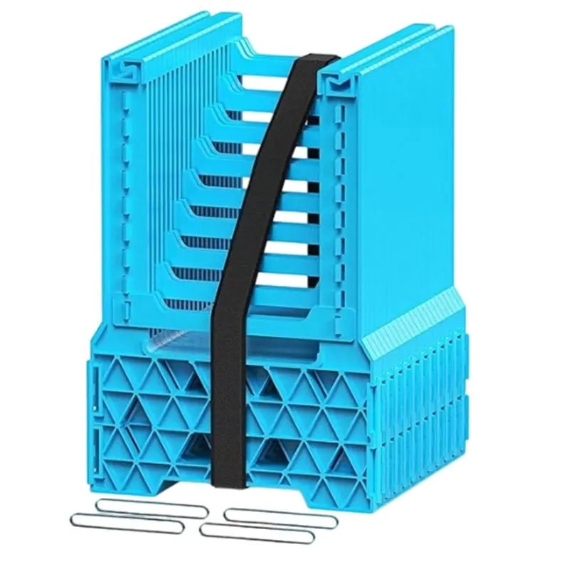 ABBO-10FT RV Camper Sewer Hose Support, Height Adjustable Sewer Hose Support For RV Camper, Deep Cradles Design, Quick Setup
