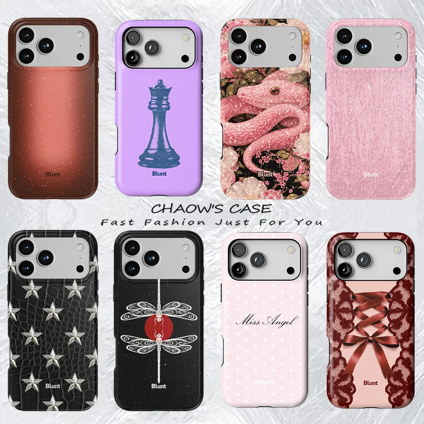 

Luxury Blunt Dark Star Phone Case for iPhone 17 17e 16e 16 15 14 13 12 11 X XS XR XSMAX 7 8 Air Pro Max Plus Double-layer Cover