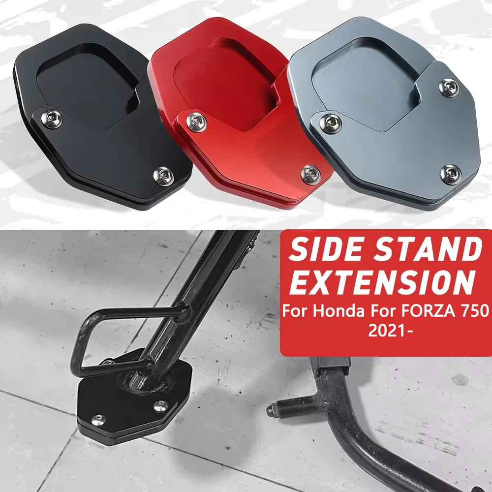 

For Honda For FORZA 750 For FORZA NSS 750 (2021-2025) Accessories Kickstand Extend Side Stand Extension Foot Pad Support Plate