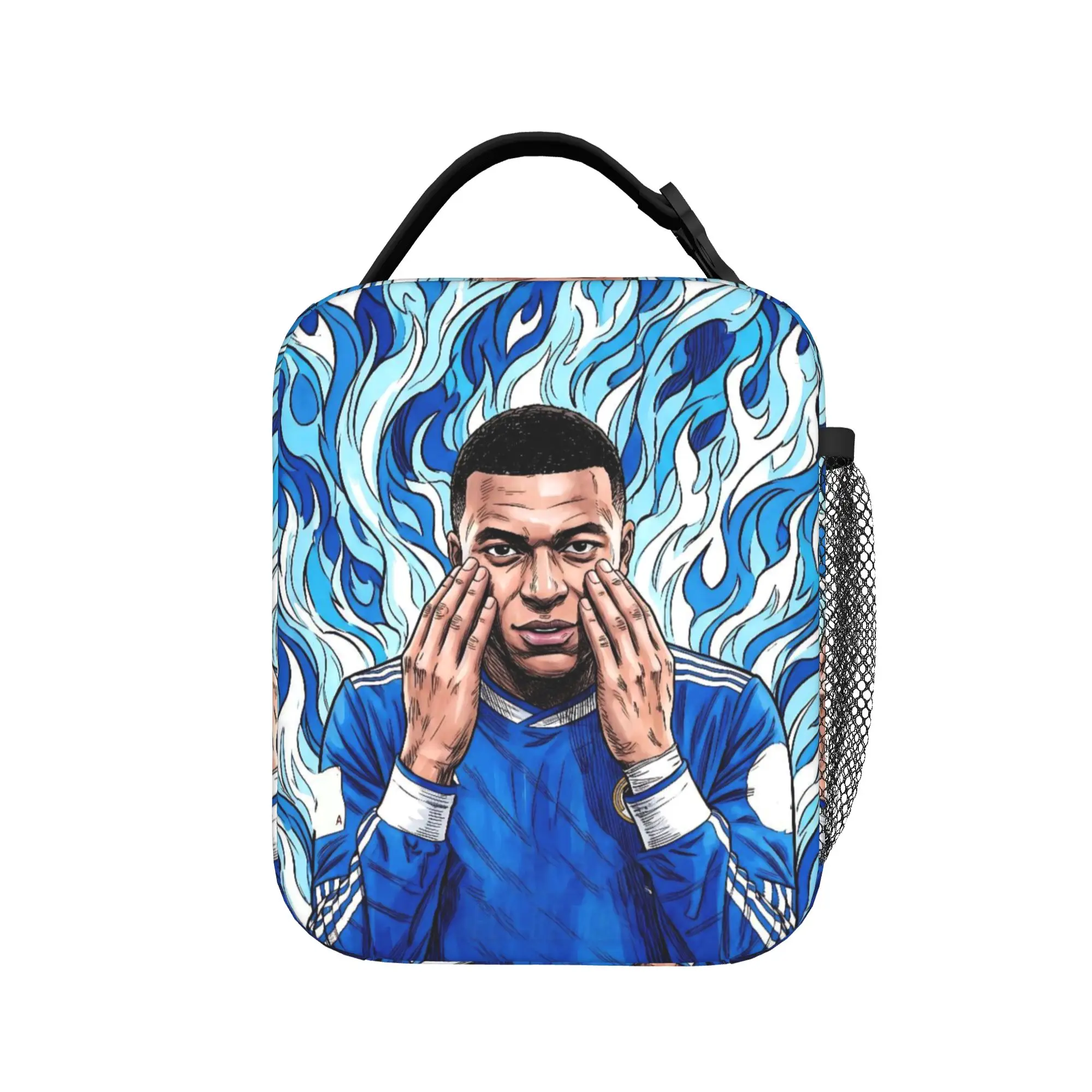 Mbappes Insulated Lunch Bags Leakproof Soccer Football Reusable Thermal Bag Tote Lunch Box Office  Travel Men Women