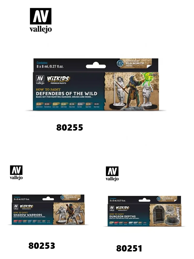 Vallejo Basic Painting Set for Rangers, Druids & More