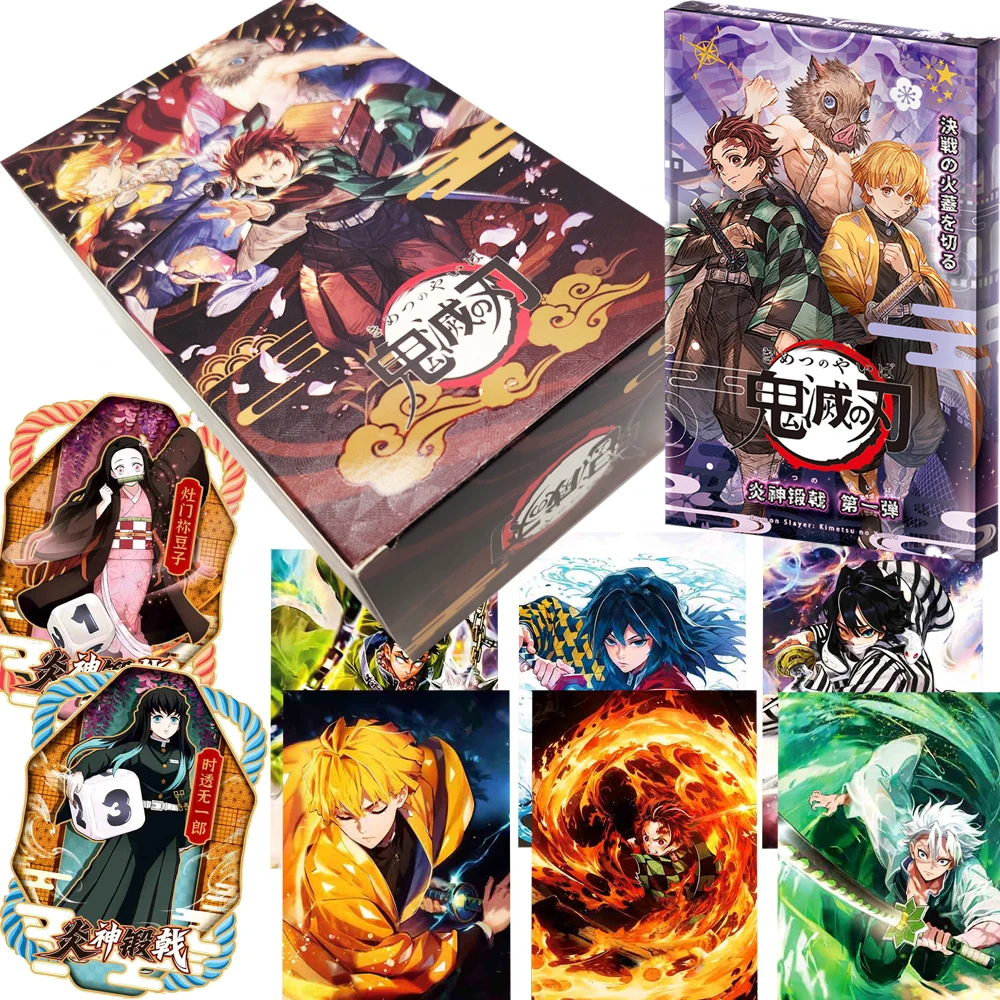 

Demon Slayer Card Brick Series Collection Ink Art Style Kamado Tanjirou Rengoku Kyoujurou Cool Anime Peripheral Cards Fun Gifts