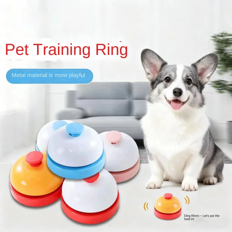 

2025 New Fun Pet Interactive Toys Bell Training Supplies Cat Dog Toy Calling Dinner Bells