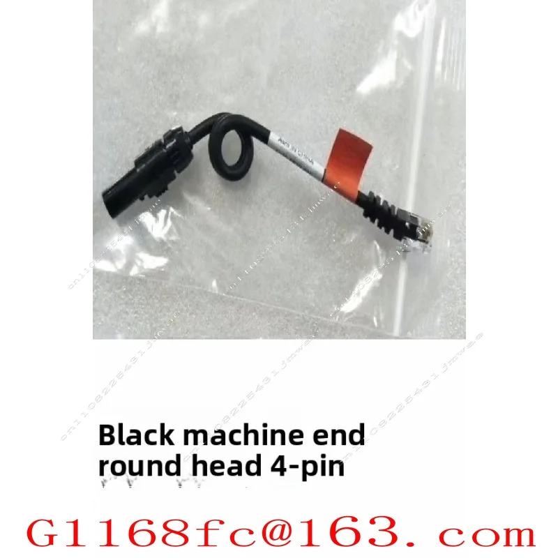 Oxygen Battery Cable Black Machine End Round Head 4 Pins