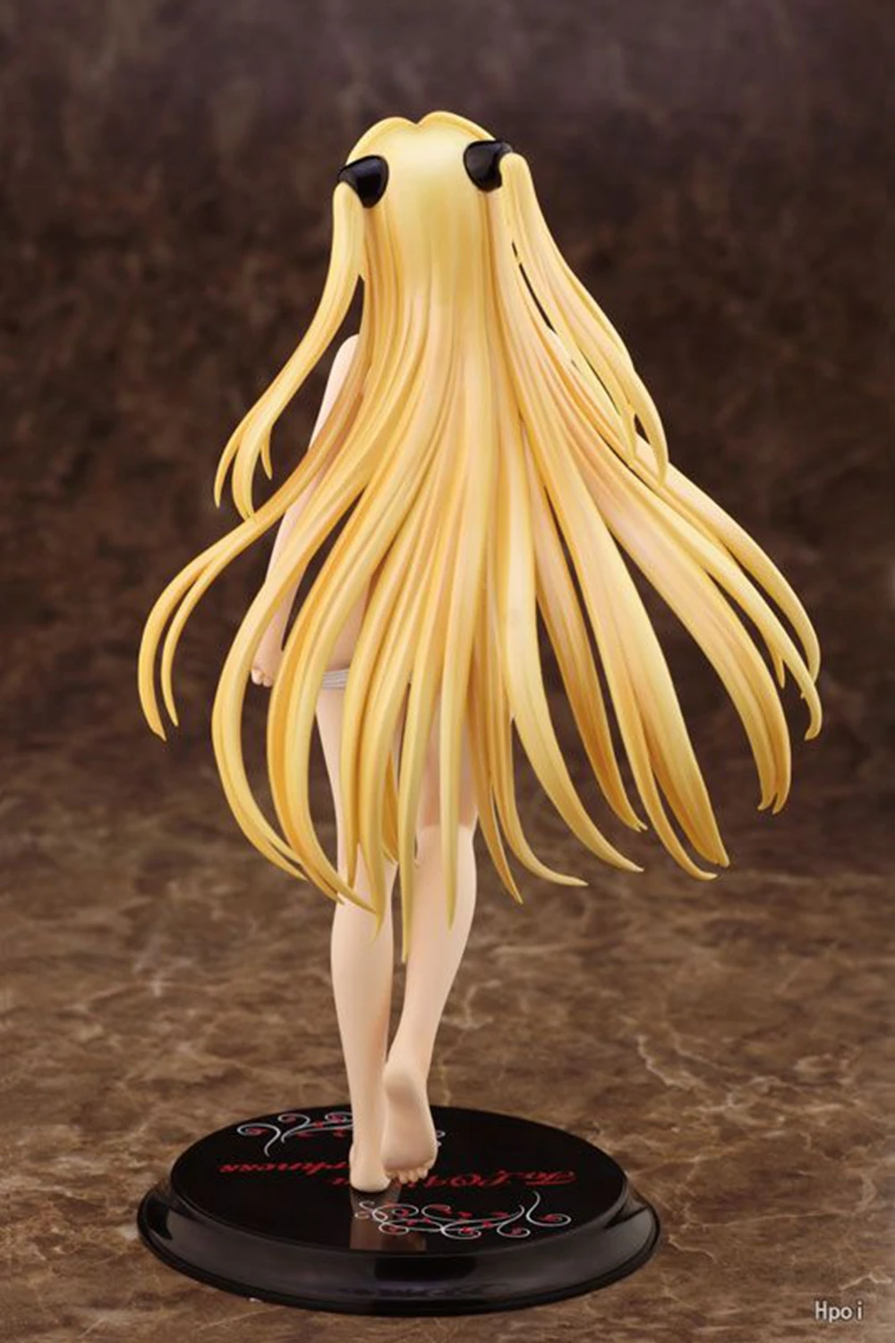 23.5CM Anime To LOVEru Darkness Konjiki no Yami 1/7 Figure White Swimsuit ver Standing Model Toy Doll Aciton Figure PVC