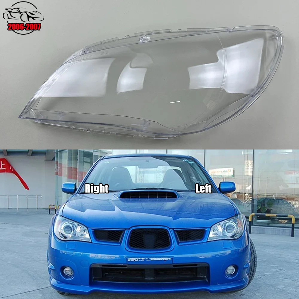 

For Subaru Impreza 9th Gen 2006 2007 Headlamp Lamp Shell Headlight Cover Transparent Lampshade Plexiglass Replace Original Lens