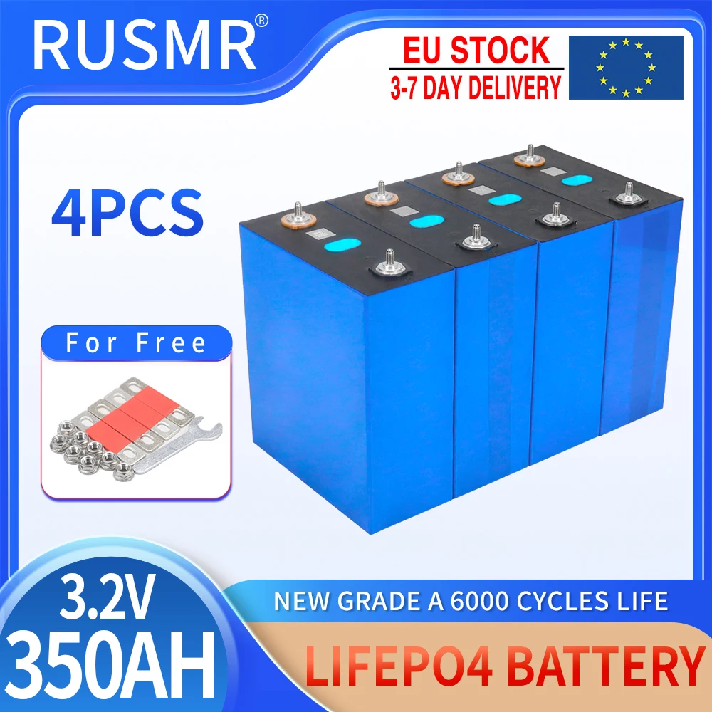 

Fast Delivery 4PCS 3.2V 50Ah 100Ah 320Ah lifepo4 Lithium Iron Phosphate Battery Pack DIY 12V 24V 36V 48V Solar Rechargeable Cell