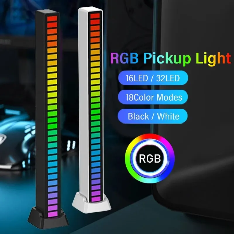 LED Pickup Light RGB Sound Control Lamp