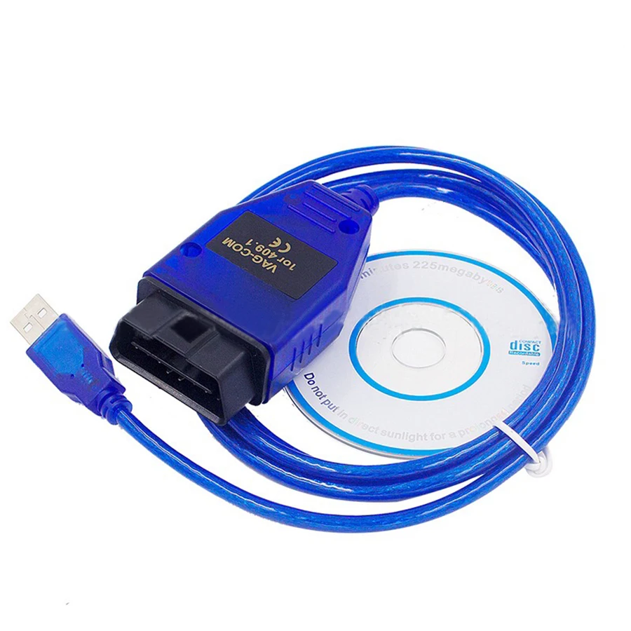 

1 шт. VAG-COM Com Vag 409,1 KKL USB диагностический кабель сканер интерфейс автоматический сканирующий инструмент CD-накопитель для Volkswagen VW Audi