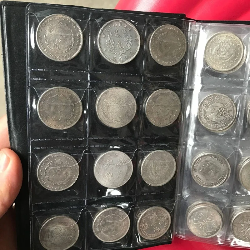 120pcs/1set Ancient Chinese Silver Dollar Collection Coins