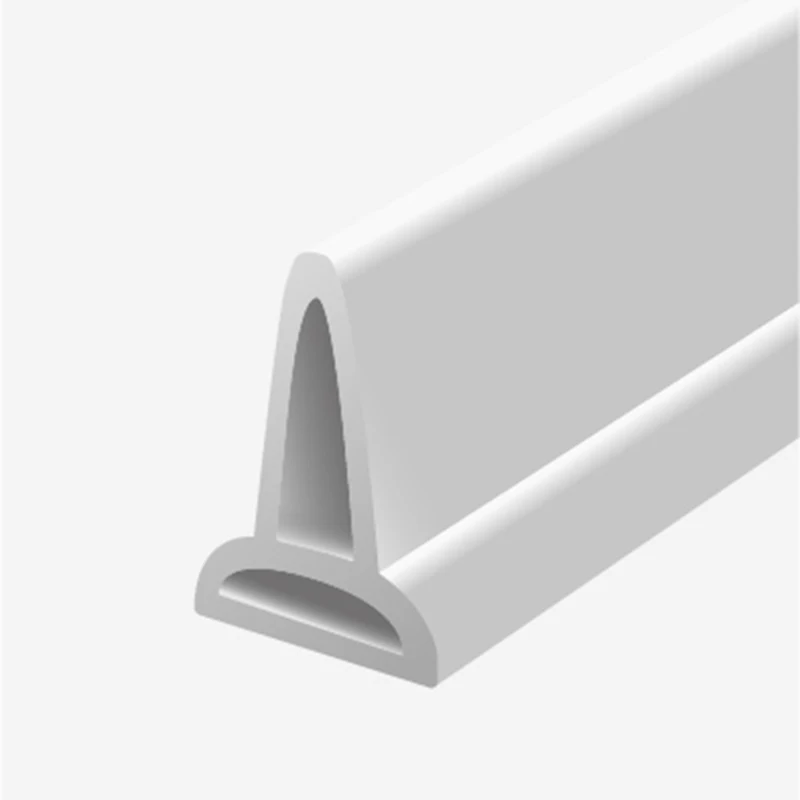 1M Flexible Silicone Shower Curtain Waterproof Strip For Bathroom Waterproof Device For Separating Wet Dry Areas In The Bathroom