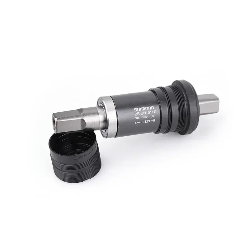 Shimano BB-UN101 دعامة سفلية للدراجة من النوع المربع الجبلية MTB BB UN101 للهيكل القياسي لعجلة السلسلة