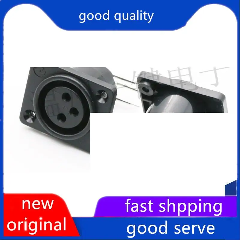 

10 шт. оригинальные новые CT-308F Cannon женское сиденье 3-ядерный изогнутый ножной разъем XLR разъем для микрофона квадратный разъем аудиоусилителя