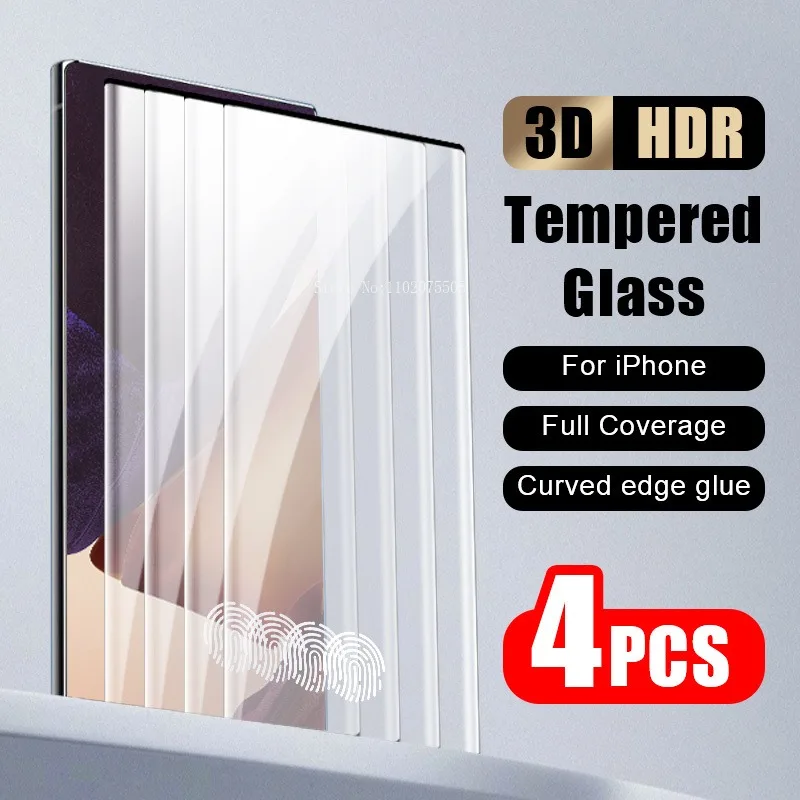 4Pcs Screen Protector For Samsung S23 S22 S20 Ultra S8 S9 Tempered Glass For Samsung S21 S24 Ultra Plus Note 20 10 Ultra Glass