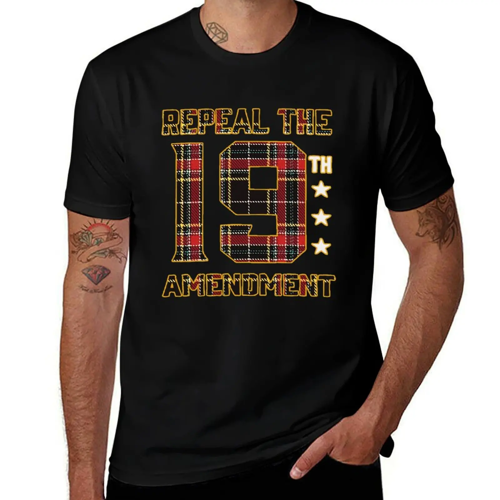 19th amendment Repeal the 19th T-Shirt cotton t shirts high quality T-Shirt